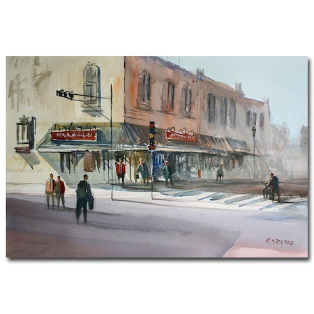 Ryan Radke 'Main Street Steven's Point' Canvas Art,30x47